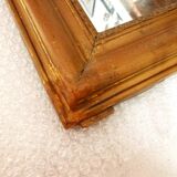 Large Louis-Philippe mercury mirror, antique mirror decoration.