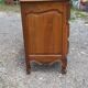 Chest of drawers 3 drawers walnut and brass
