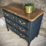 Commode arbalète noire