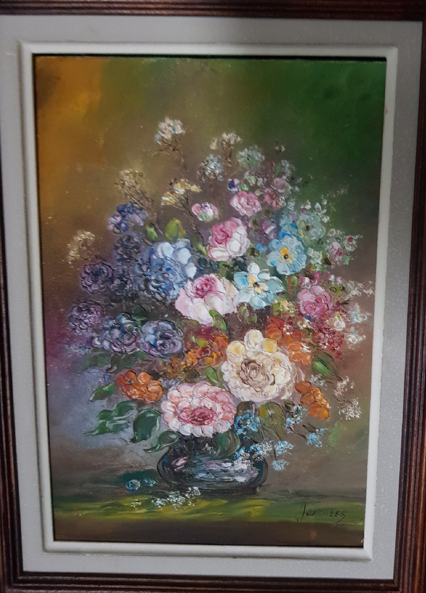 Bouquet of flowers painting