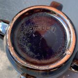 Atypical bowls in varnished stoneware by Sylvain Hublet