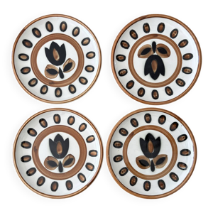 lot de 4 assiettes à