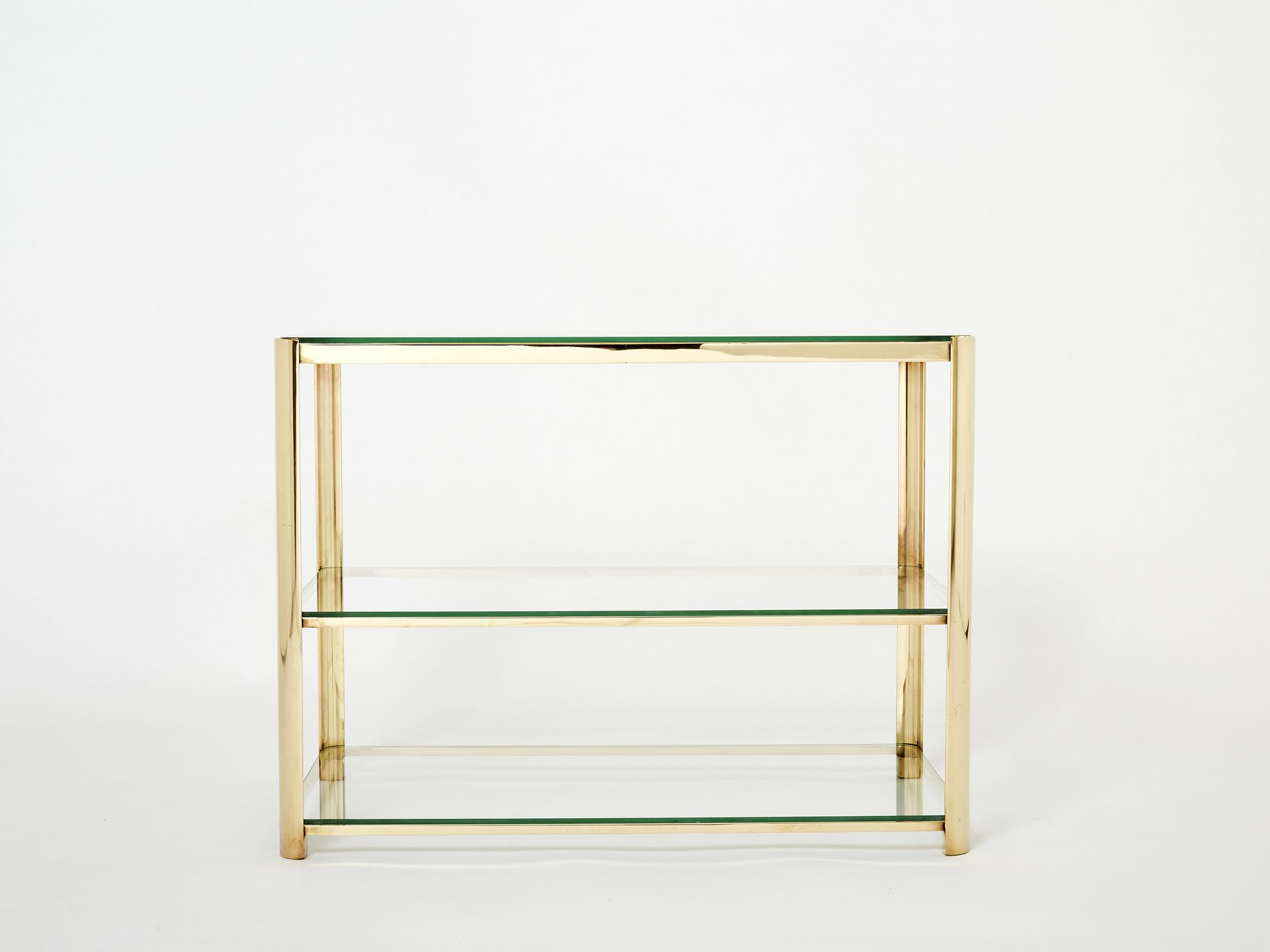 Table d’appoint en bronze signée J.T. Lepelletier pour Broncz vers 1960