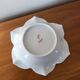 White and Gold Limoges Porcelain Bowl