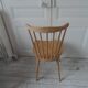 Chaise design scandinave vintage en hêtre, finition cirée.