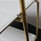 Chariot Dinett vintage en blanc