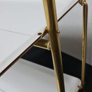 Chariot Dinett vintage en blanc