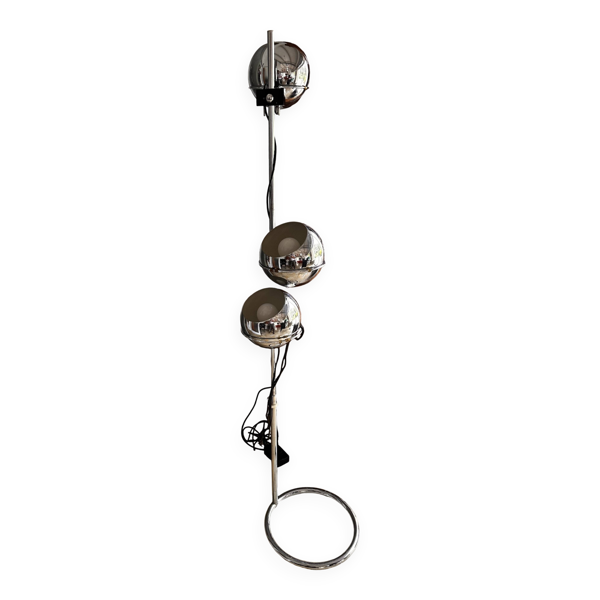 Eyeball floor lamp by Goffredo Reggiani