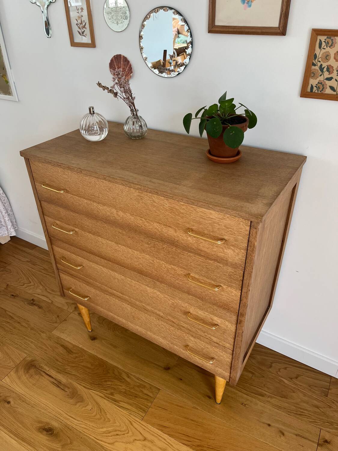 Renovated Scandinavian chest of drawers
