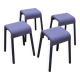 Set of 4 Strole designer poufs, Johanson