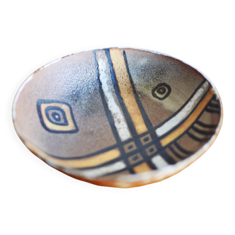 Modern Art Pottery Bowl by Alexandre Kostanda, 1960s