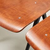 Friso Kramer Set of 4 Result chairs for Ahrend de Cirkel 1958