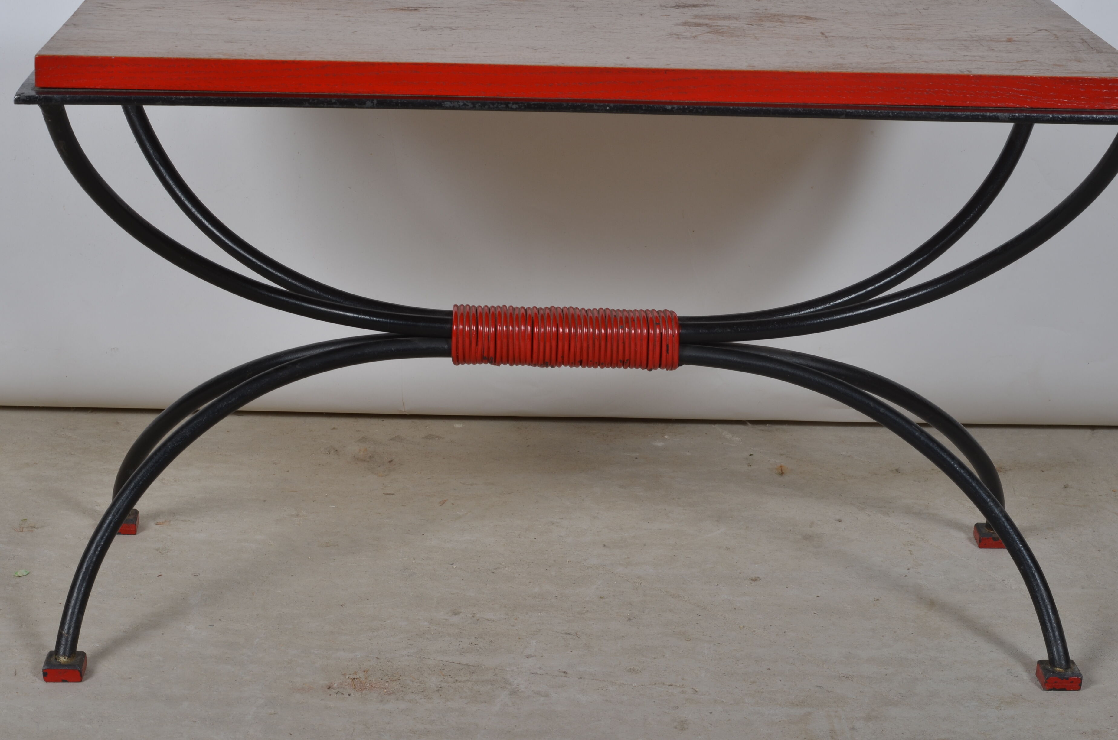 Wrought iron coffee table