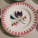 Old flowered plates, Moulin des loups