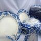 Magnificent old English semi-porcelain Ridgways rose pattern service