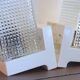 Paire d'applique vintage blanc