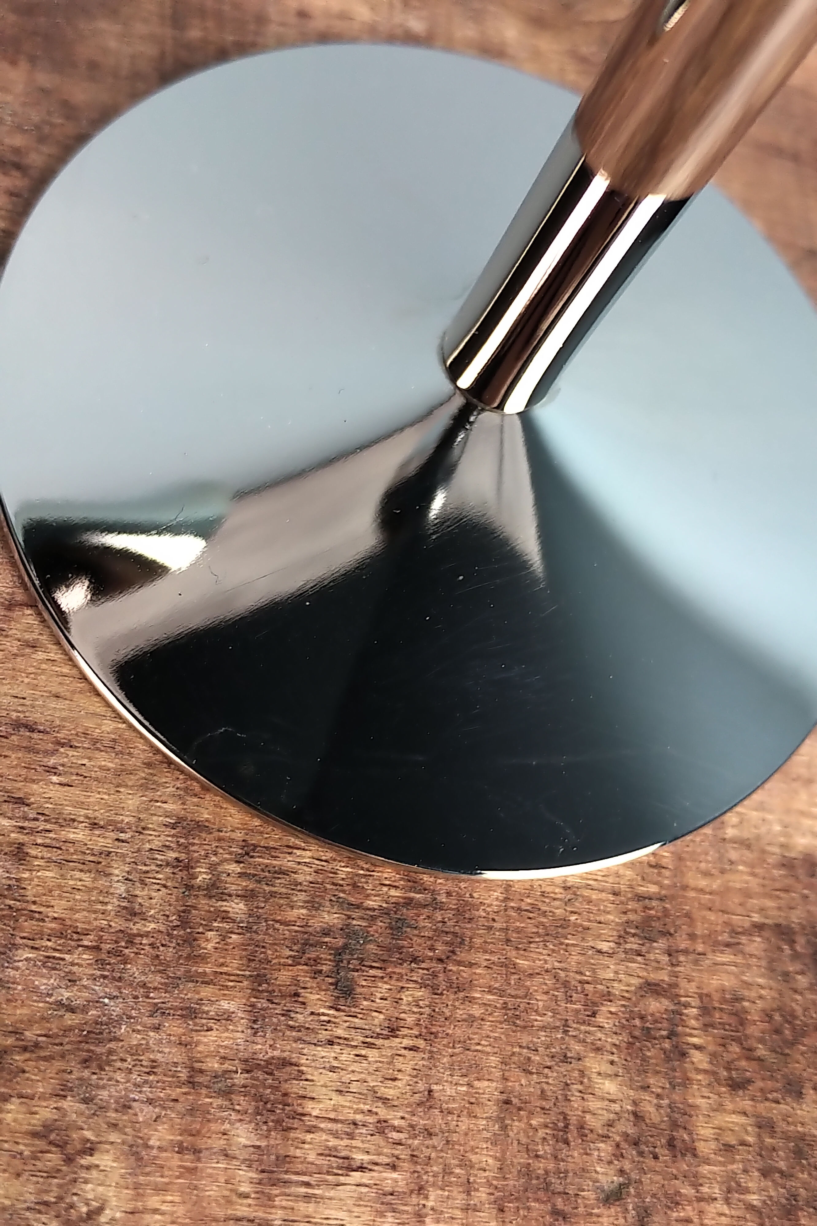 Pair of Solingen candle holders