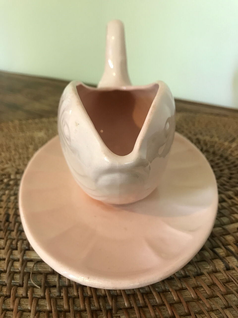 Boch vintage fish gravy boat