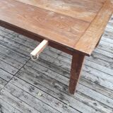 Old wooden table - (farm? Drapery?)