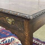 19th century English oak side table