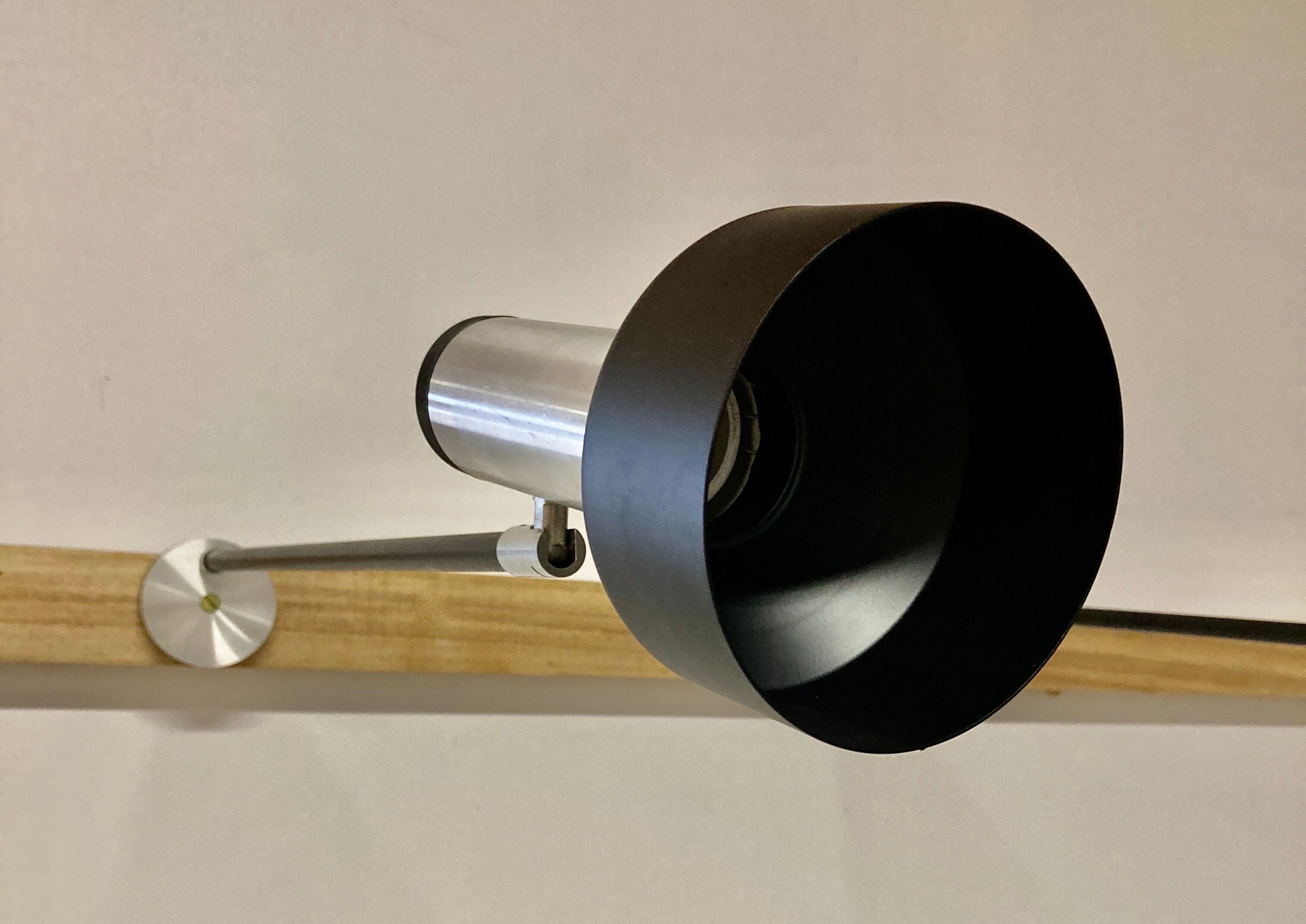 Set of 4 large wall lamps 65 cm design 1950.