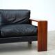 Rare rosewood 3-seater sofa by Afra e Tobia Scarpa for Maxalto