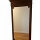Important trumeau mirror Henri II solid oak 19th century
