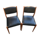Paire de chaises scandinaves