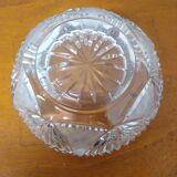 Saladier en cristal taillé