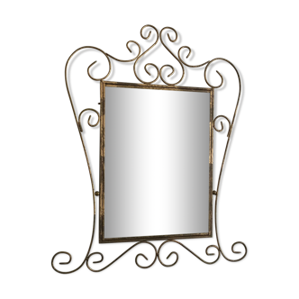 Golden vintage mirror  55x70cm