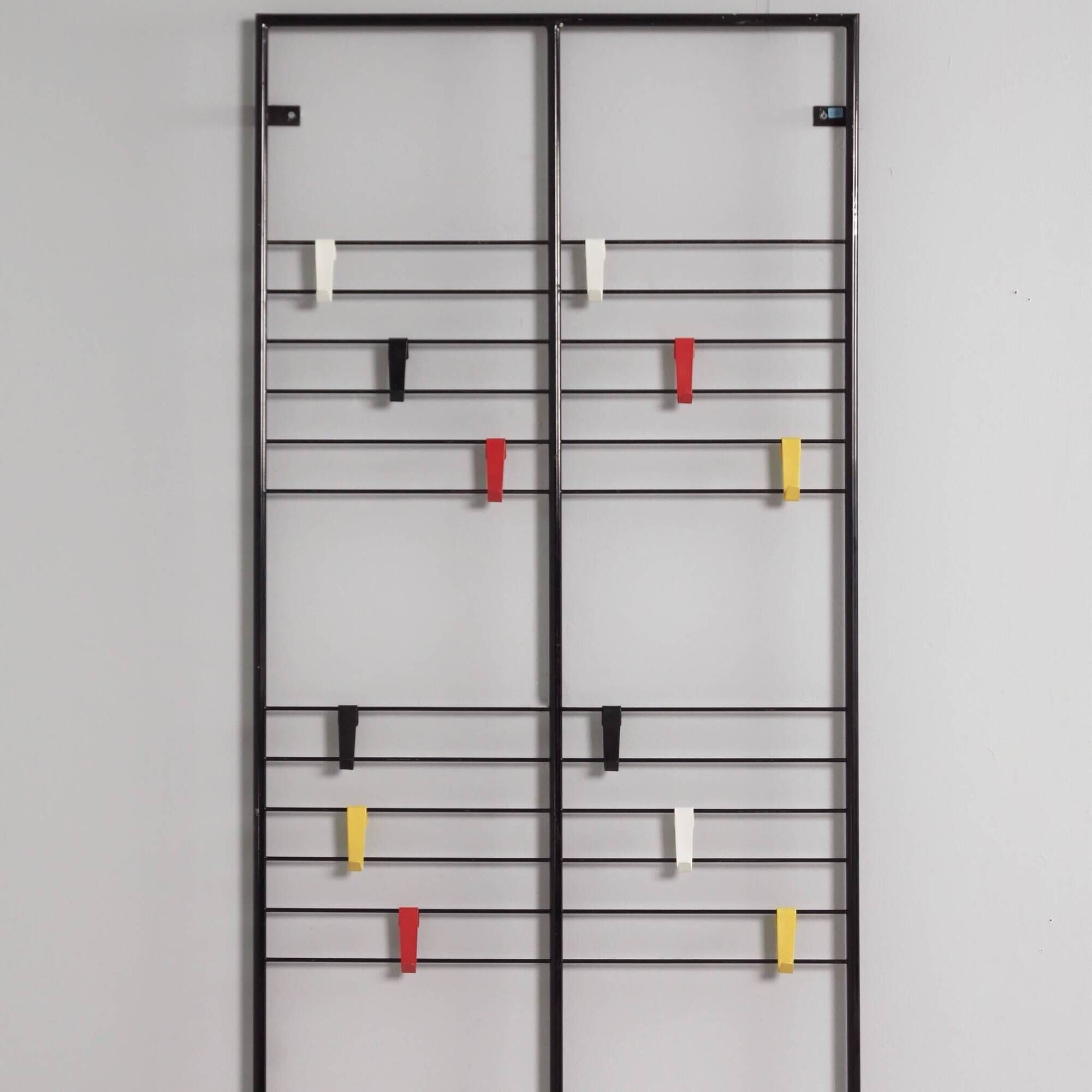 Wall coat rack GW1 'Toonladder' by Coen de Vries for DEVO from the 1950s