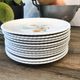 Set of 12 dessert plates KG Lunéville Badonvillier