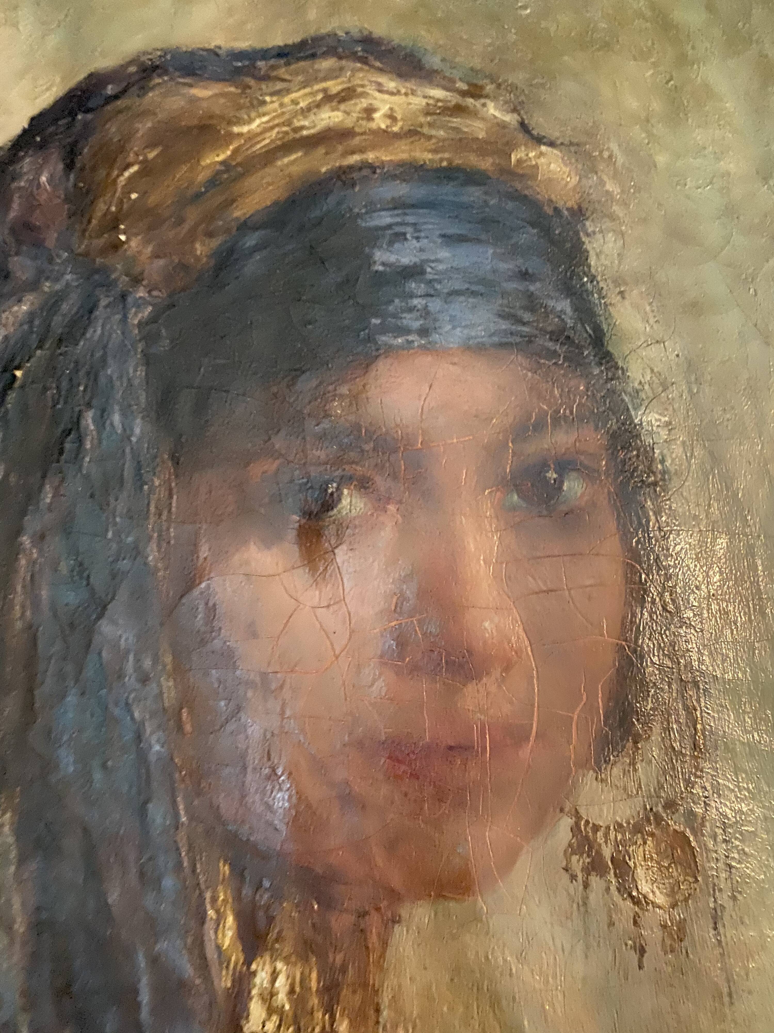 Orientalist portrait by Édouard Verschaffelt