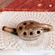 Flower spike vase in the shape of a watering can style Vallauris France