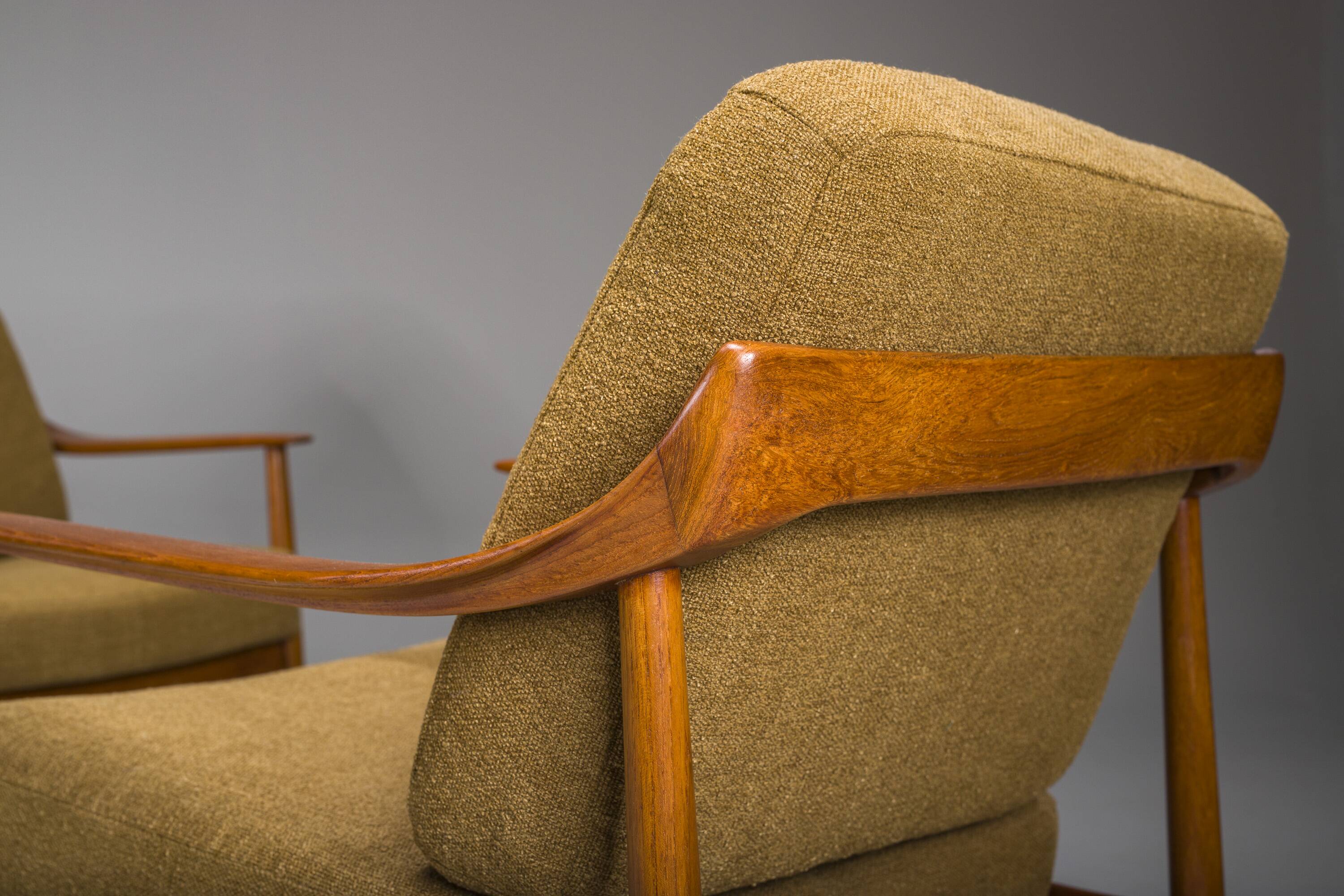 Mid-Century Lounge Chairs and 3-Seater Sofa by Walter Knoll Antimott, 1960