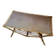 Vintage rattan coffee table