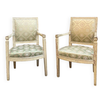 Pair of DIRECTOIRE Style Armchairs, Early 19th Century