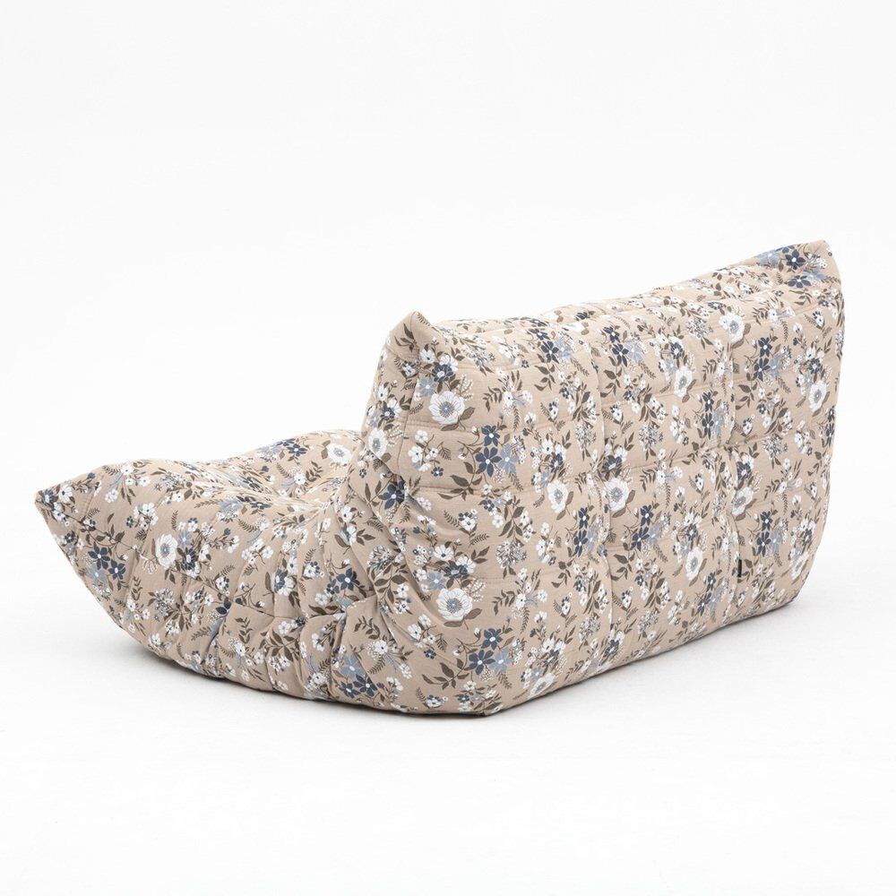 Togo three-seater sofa in patterned fabric by Michel Ducaroy for Ligne Roset