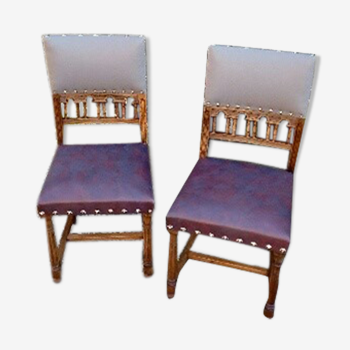 Lot de 2 chaises Henri II