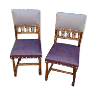 Lot de 2 chaises Henri II