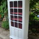 Bookcase old painted showcase