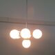 Lampe Sputnik design des années 70 du milieu du siècle
