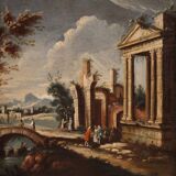 Venetian school painting of the 18th century, architectural capriccio