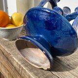 Candlestick in blue Tamegroute