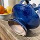 Candlestick in blue Tamegroute