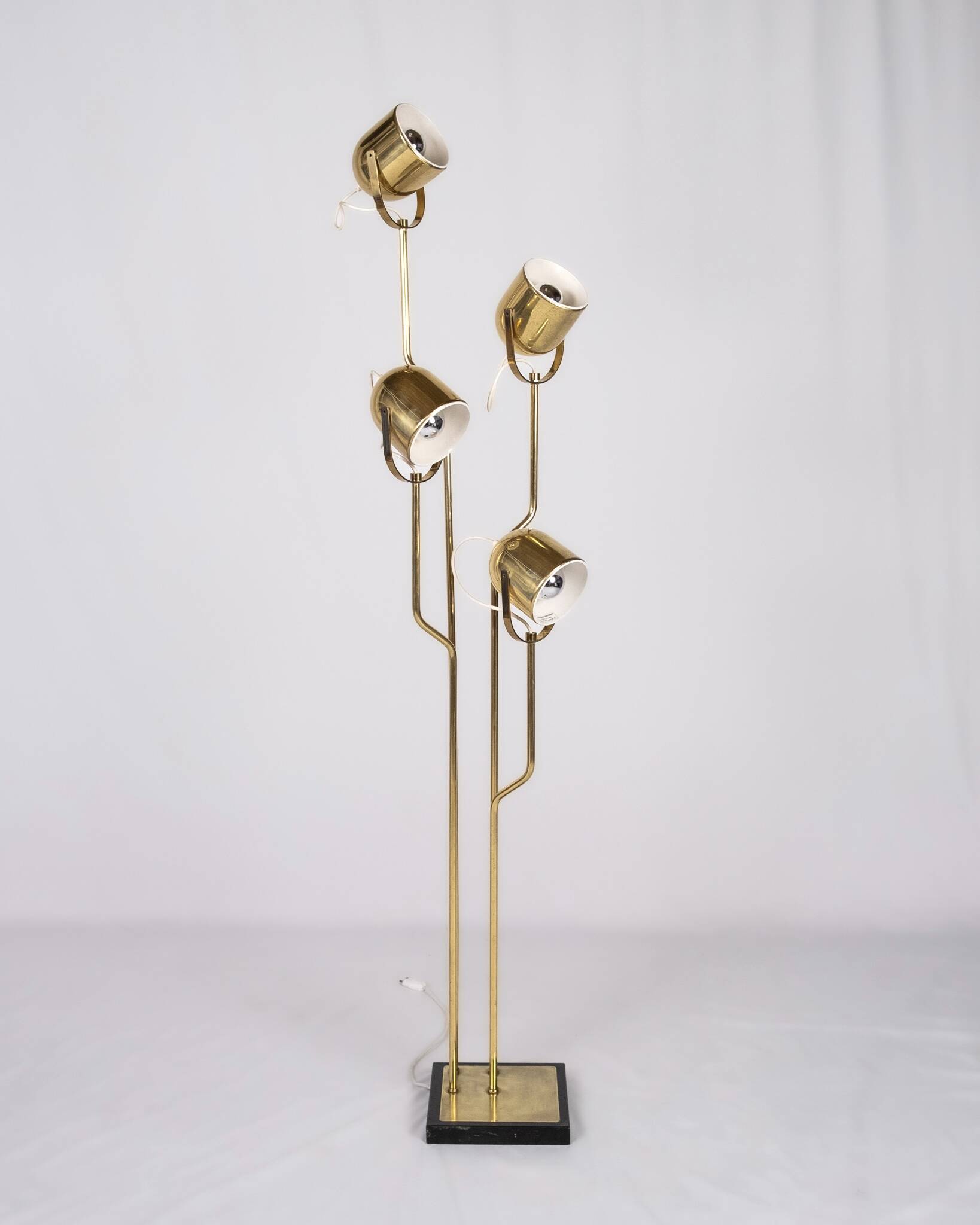 Lampadaire en laiton par Goffredo Reggiani, Italie, 1970