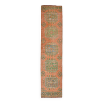 3x12 56s Vintage Antique Runner Rug, 81x350Cm