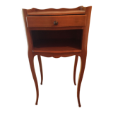 Bedside cherry wood louis XV style