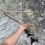 Vintage wall-mounted coat rack