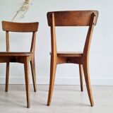 Pair of antique bistro chairs